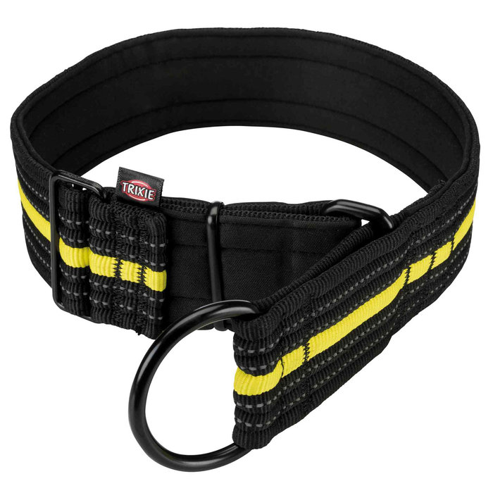 Collar Educación Sportin Fusion, L–XL, 48–58 cm/50 mm, Negro-Amarillo