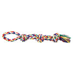 Cuerda de Juego, Algodón, Multicolor, Doble, 500 g, 60 cm