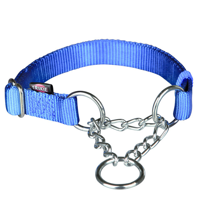 Collar Ajustable Nylon Premium, L-XL, 45-70 cm/25 mm, Azul