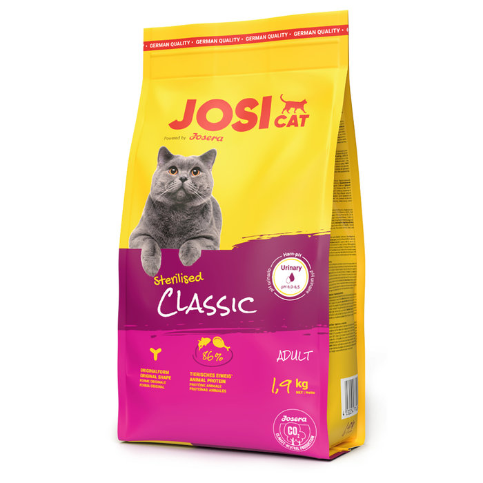 Saco Gato Esterilizado Clásico, JOSICAT, 1,9kg