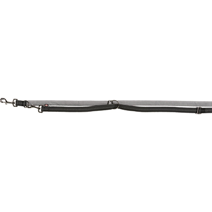 Softline Elegance adjustable leash, L–XL: 2.00 m/25 mm, black/graphite