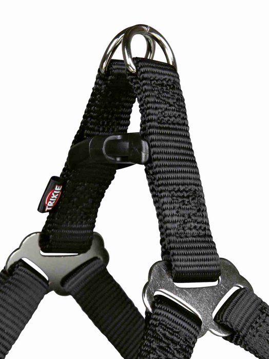 Softline Elegance One Touch harness, XL: 80–100 cm/25 mm, black/graphite