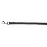 Tracking leash, flat strap, 5 m/20 mm, black