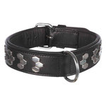 Active collar with studs, M: 38–45 cm/40 mm, black