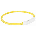 Flash light ring USB, XS–S: 35 cm/ø 7 mm, yellow