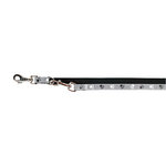 Ramal Silver Reflect, M-L, 2.00 m/20 mm, Negro-Gris