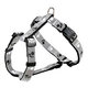 Arnés Silver Reflect, S-M, 40-65 cm/20 mm, Gris-Negro