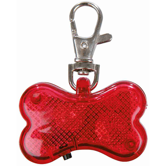 Flasher for dogs, 4.5 × 3 cm, red