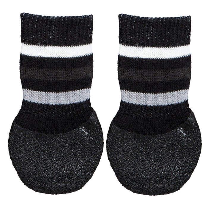 Dog socks, non-slip, XS–S, 2 pcs., black