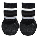 Dog socks, non-slip, XS–S, 2 pcs., black