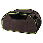 Wings airline carrier, 28 × 23 × 46 cm, brown/green
