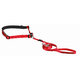 Waist belt with leash, neoprene padded, belt: 60–130 cm/25 mm leash: 1.20 m/15 m