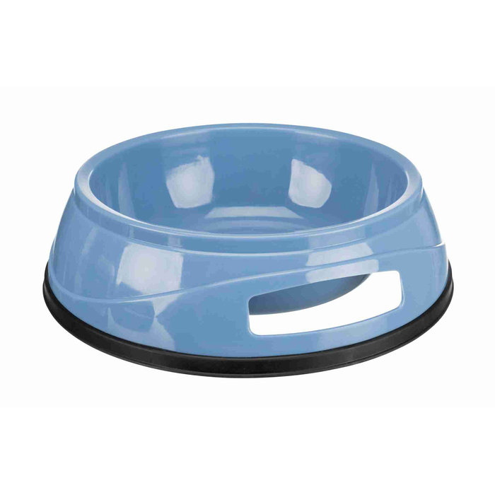 Plastic bowl, rubber base ring, 0.3 l/ø 12 cm