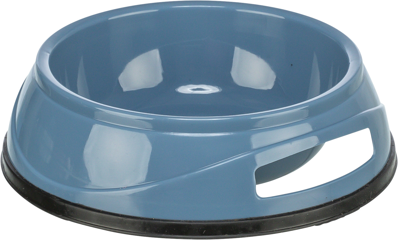 Plastic bowl, rubber base ring, 0.3 l/ø 12 cm