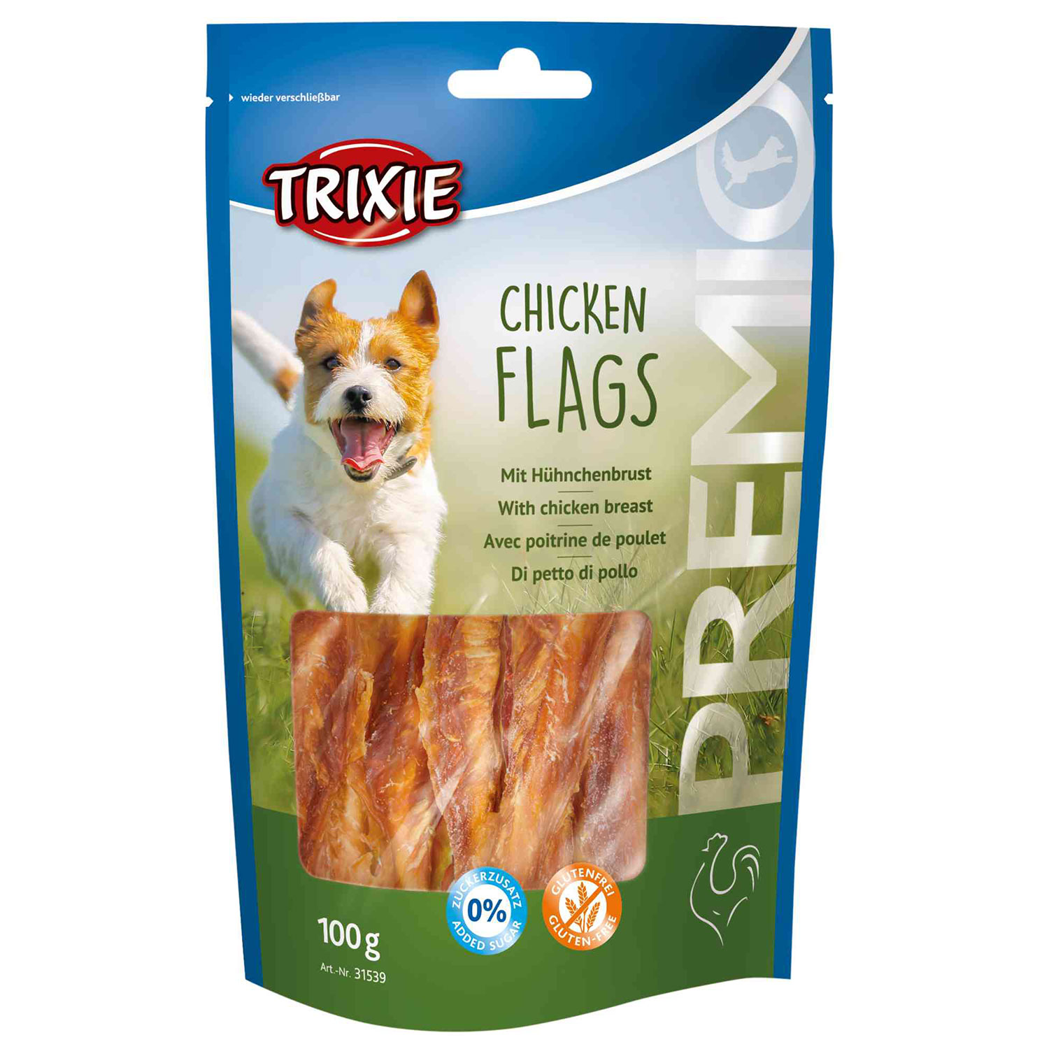 Snack PREMIO Chicken Flags, 100 g