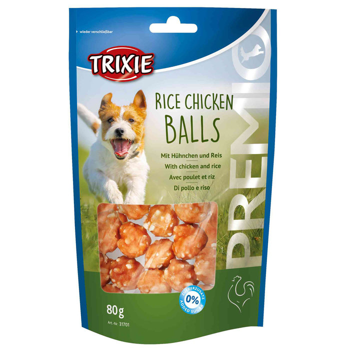 Snack PREMIO Rice Chicken Balls, 80 g