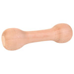 Wooden retrieving dumbbell, rounded, approx. 125 g