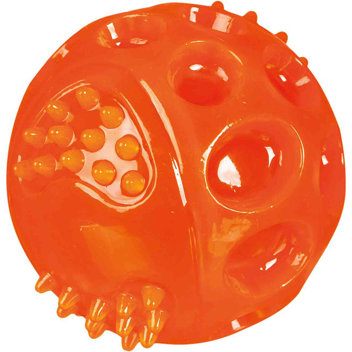 Flashing ball, TPR, ø 6 cm