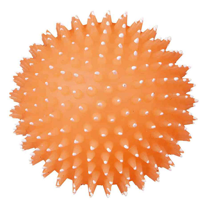 Hedgehog ball, phosphorescent, vinyl, ø 10 cm