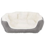 Cama Davin, 60 × 45 cm, Gris-Crema