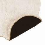 Bony blanket, 95 × 68 cm, cream/black