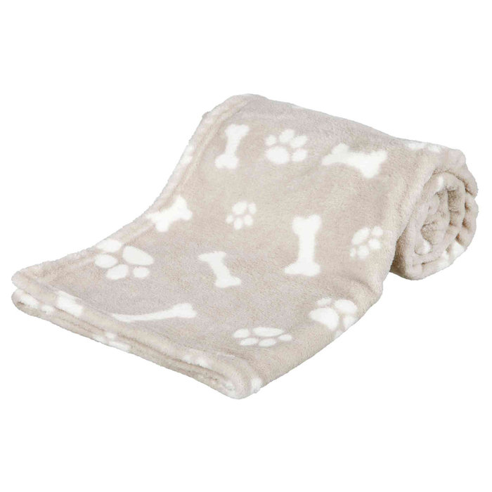 Kenny blanket, plush, 75 × 50 cm, beige