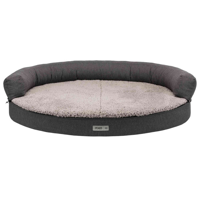 Sofá Vital Bendson, 100 × 80 cm, Gris oscuro-Gris Claro