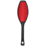 Lint brush, double-sided, black/red
