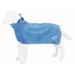 Bathrobe for dogs, XS: 30 cm, blue