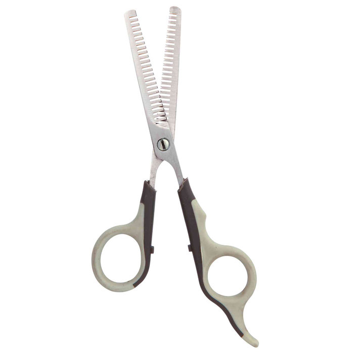 Thinning scissors, one-sided, 18 cm