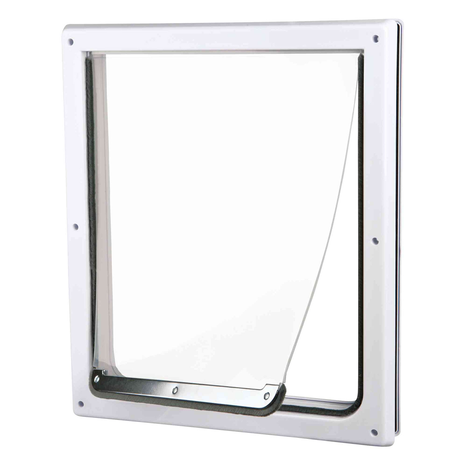 Two Way Flap 2-Way dog flap, M–XL: 39 × 45 cm, white - B2B - Grupo Trixder