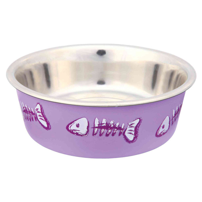 Stainless steel bowl with plastic coating, 0.3 l/ø 12 cm