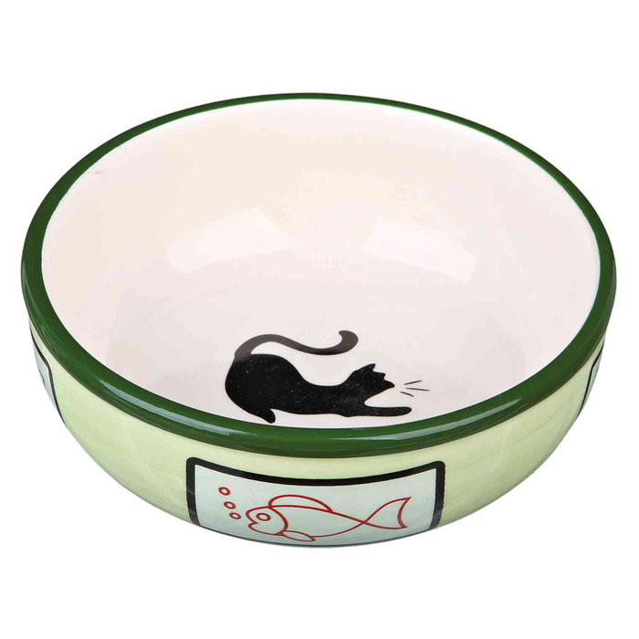 Ceramic bowl, cat, 0.35 l/ø 13 cm
