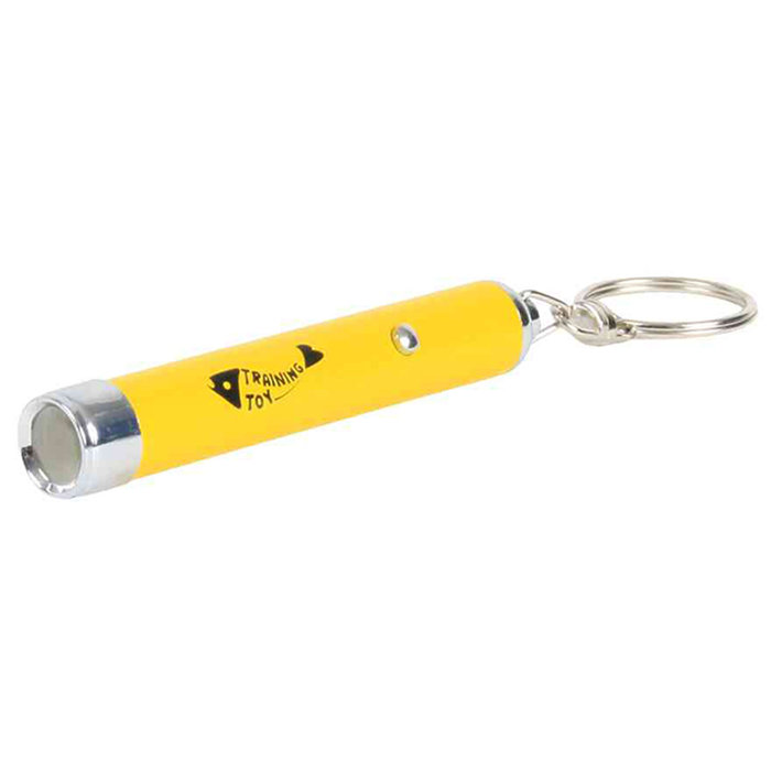 LED pointer Catch the Light, 8 cm, yellow