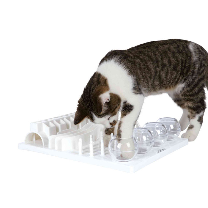Cat Activity Fun Board, 30 × 40 cm, white