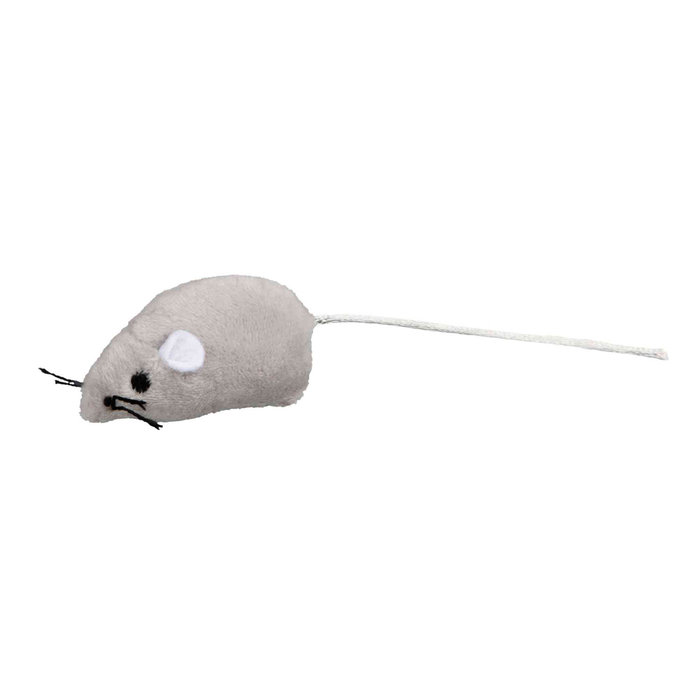 Ratón Peluche, 5 cm, Granel, Gris