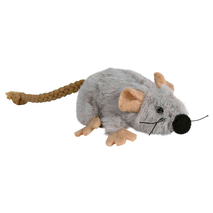 Ratón de juego con Catnip, Peluche, 7 cm