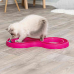 Cat Toy Flashing Ball Race, plastic, 65 × 31 cm, pink