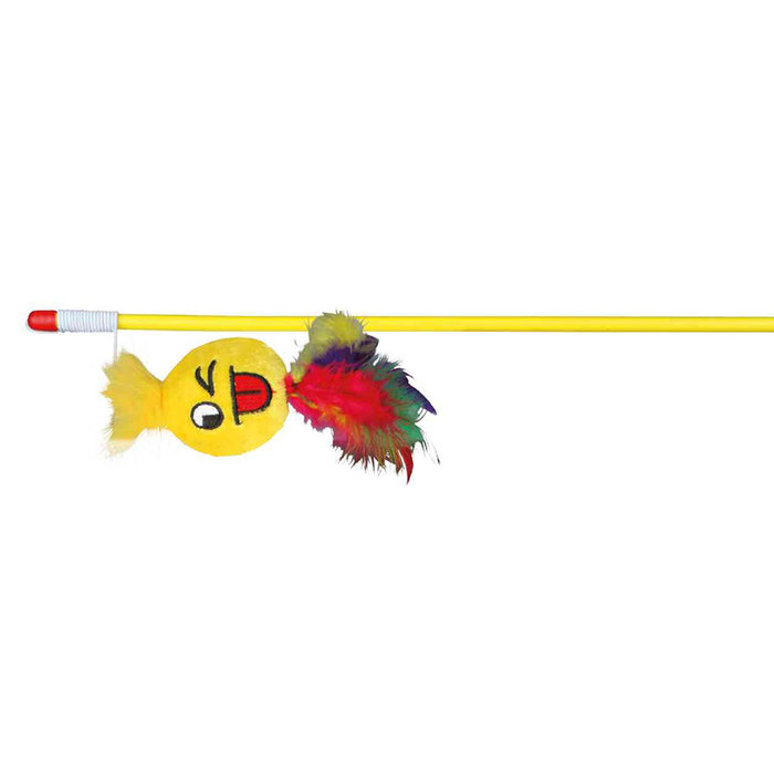Playing rod with smiley, 50 cm