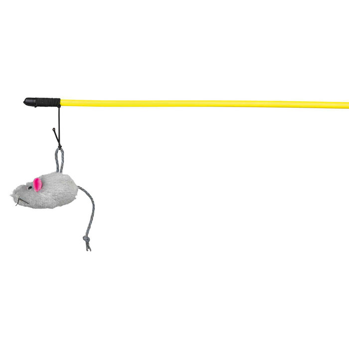 Playing rod with plush mouse, 100 cm