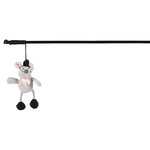 Playing rod with squeaky magician mouse, 31 cm