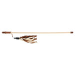 Playing rod with fringes, polyester, 45 cm