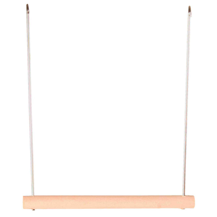 Swinging trapeze, wood, 12 × 13 cm