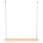 Swinging trapeze, wood, 12 × 13 cm