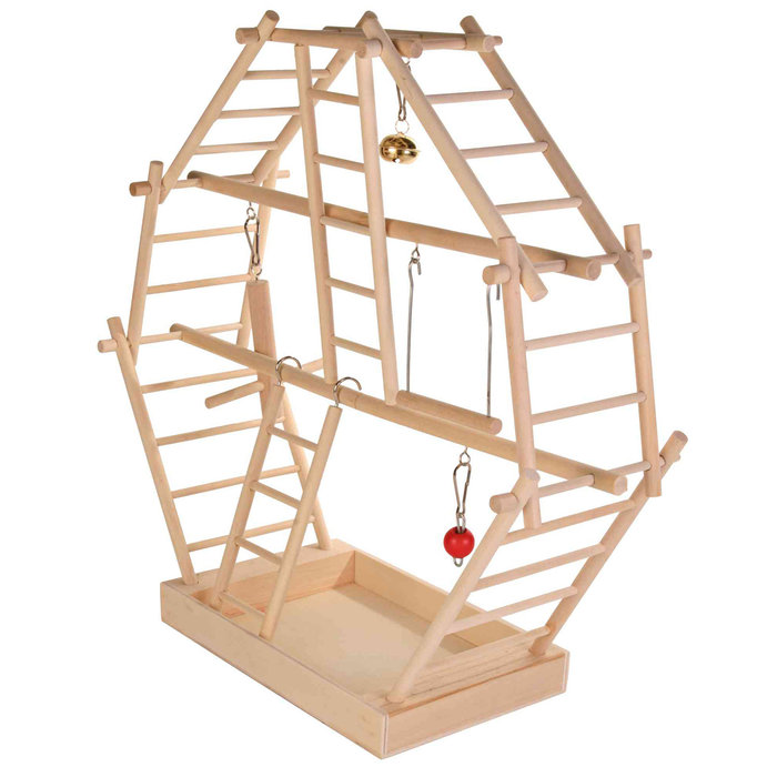 Wooden ladder playground, 44 × 44 × 16 cm