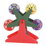Ferris wheel with little rattling balls, 10 cm