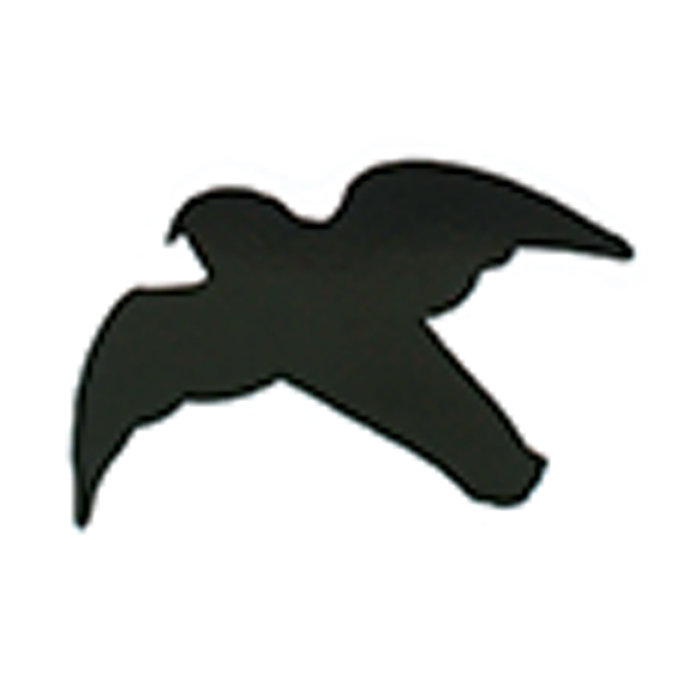 Bird of prey silhouettes, 17/18/25 cm