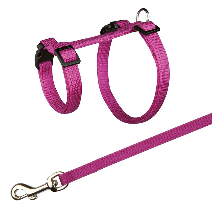 Harness with leash for rabbits, nylon, 25–44 cm/10 mm