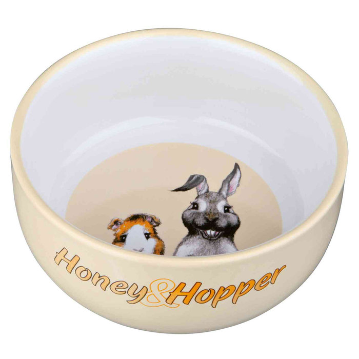 Comedero Cerámica Honey & Hopper, 250 ml, ø11 cm