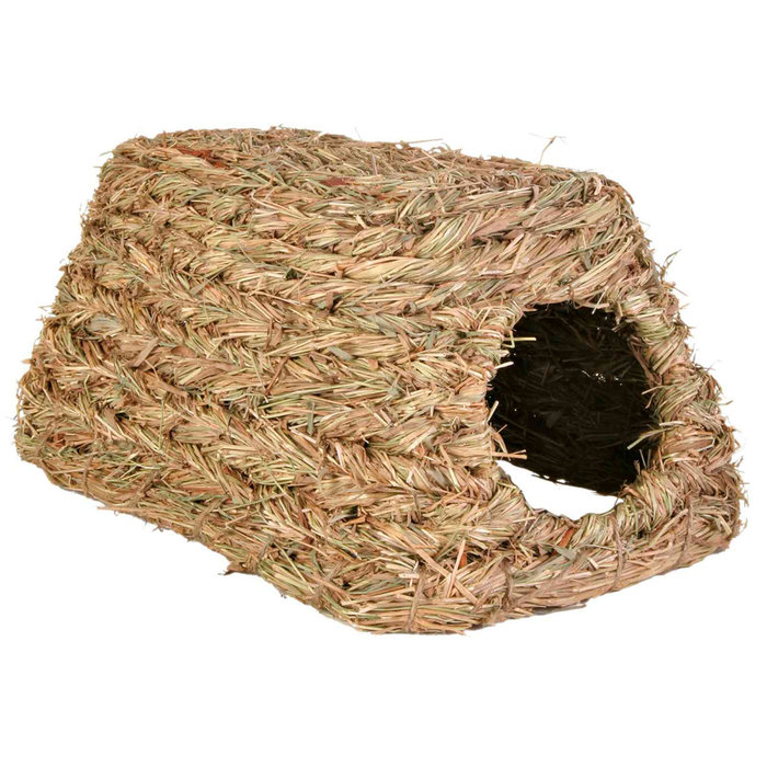 Grass house for small rodents, 18 × 13 × 28 cm